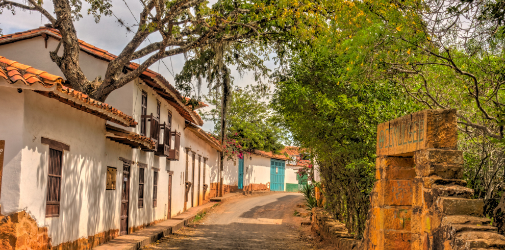 Calles empedradas de Barichara, Santander
