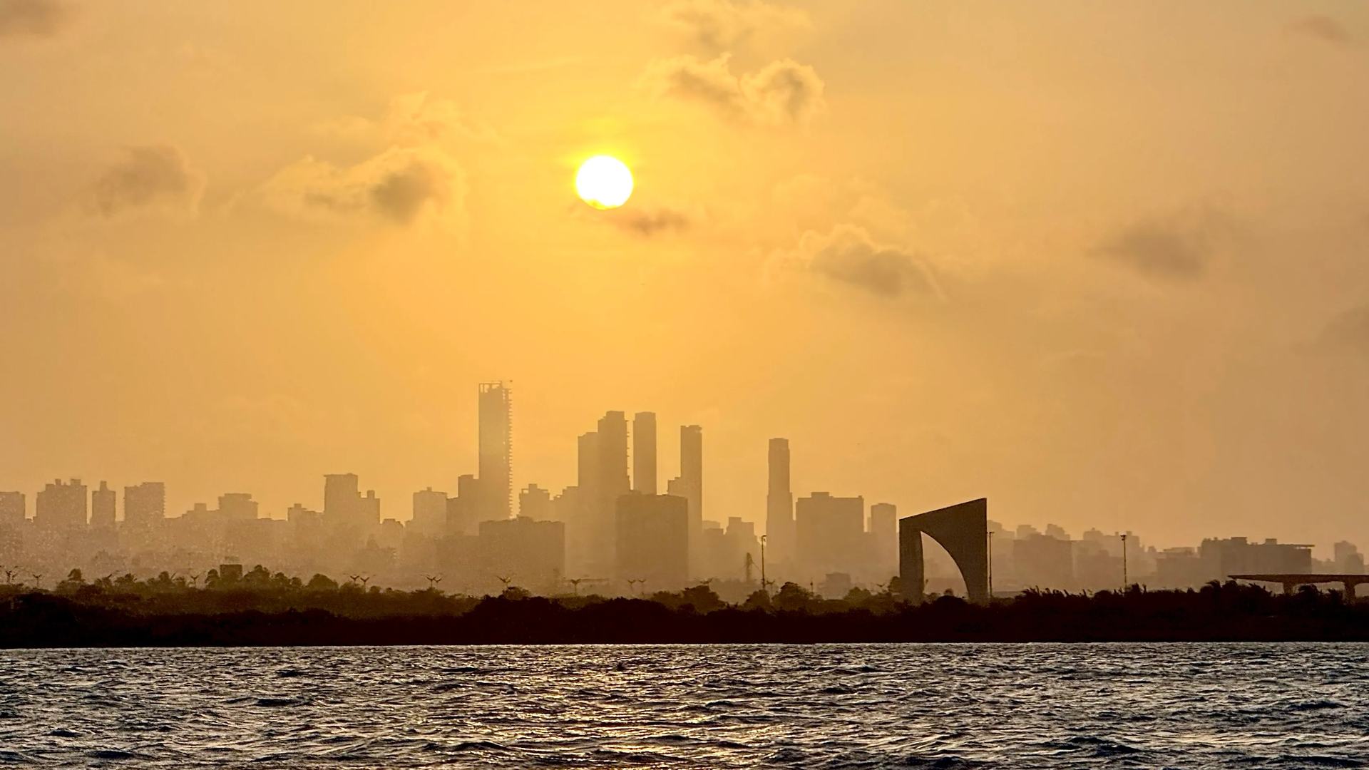 Atardecer sobre Barranquilla