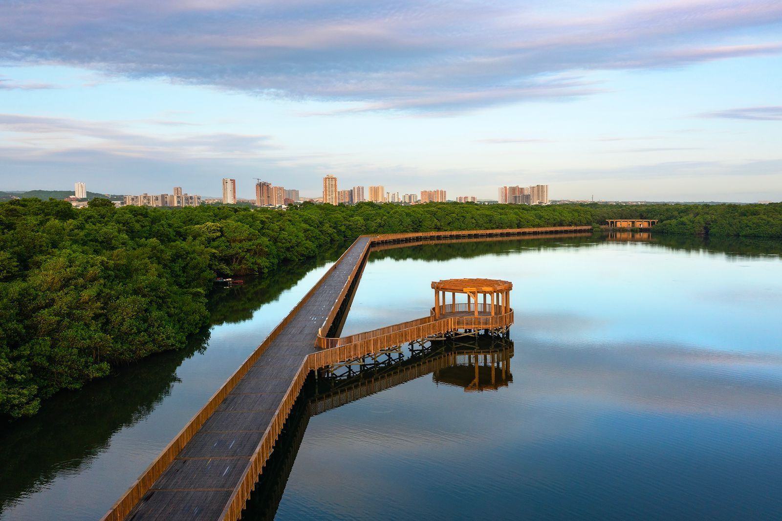 Sendero sobre la Ciénaga de Mallorquín, Barranquilla