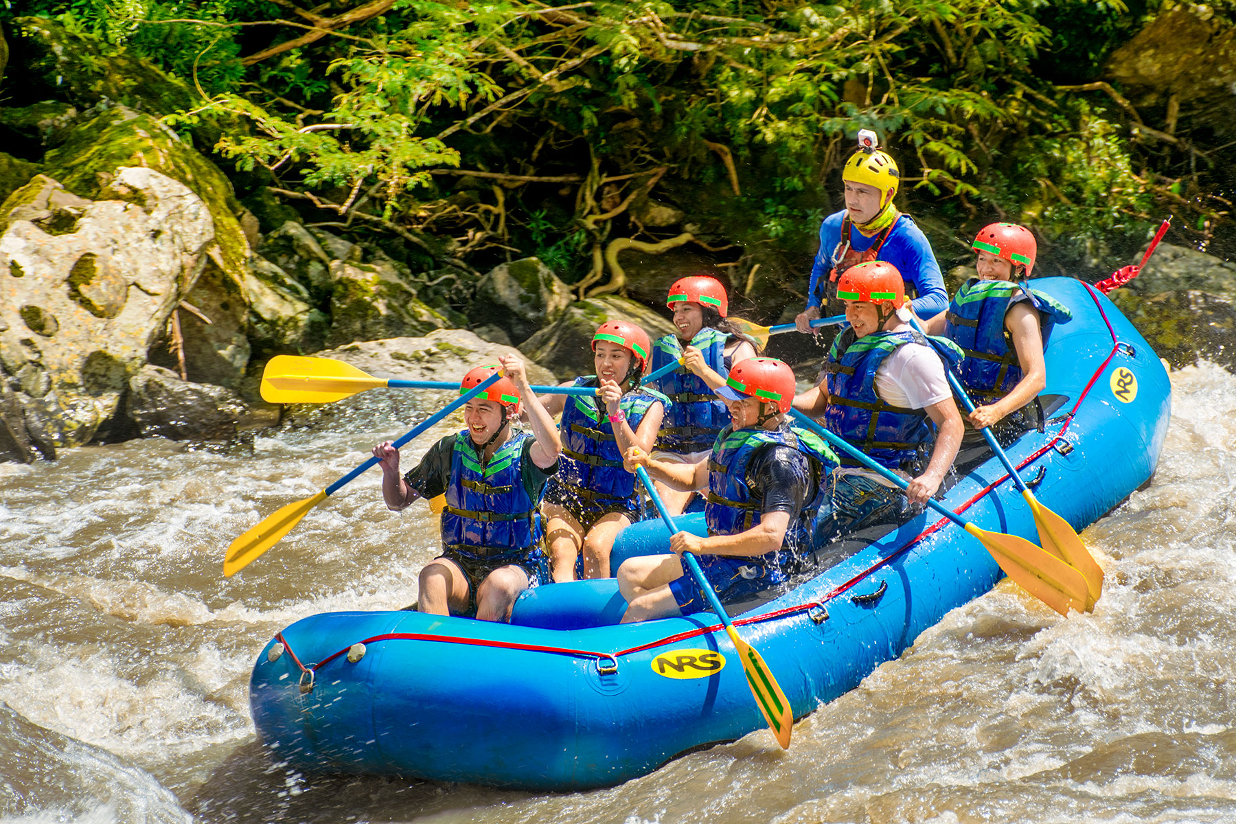 Rafting en el río Fonce, San Gil